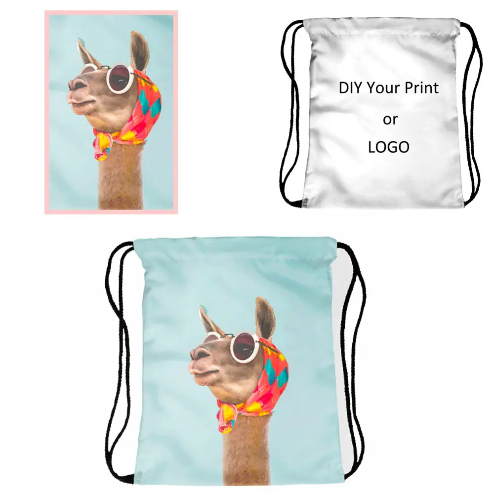 Customized Print Drawstring Bag